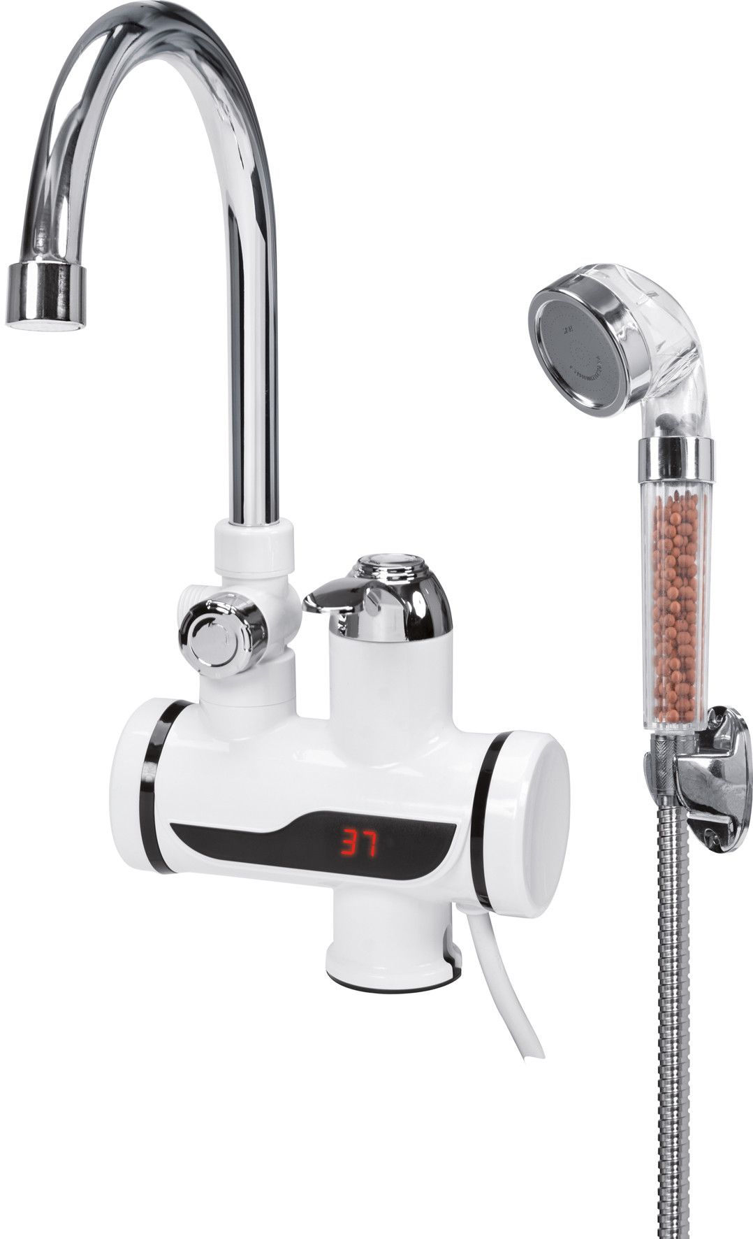 Hot Water Tap W/Shower Set Fala 75923 Brikum Hogar