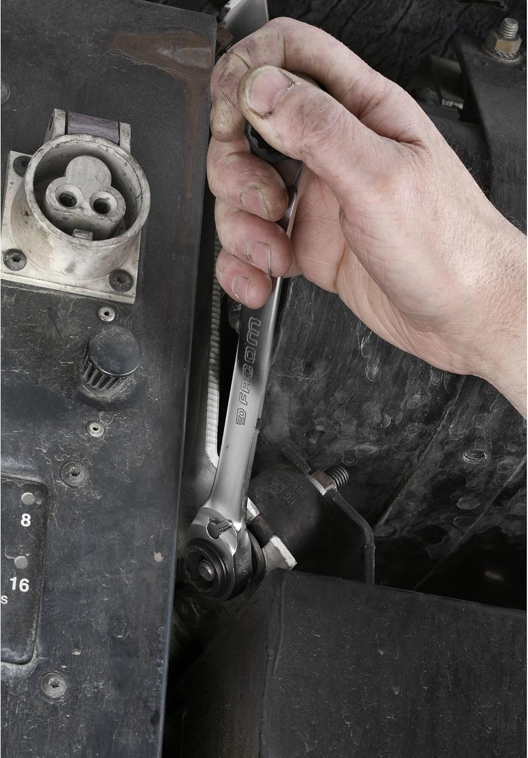 Facom 64C.J2PB ratchet wrench set of 2