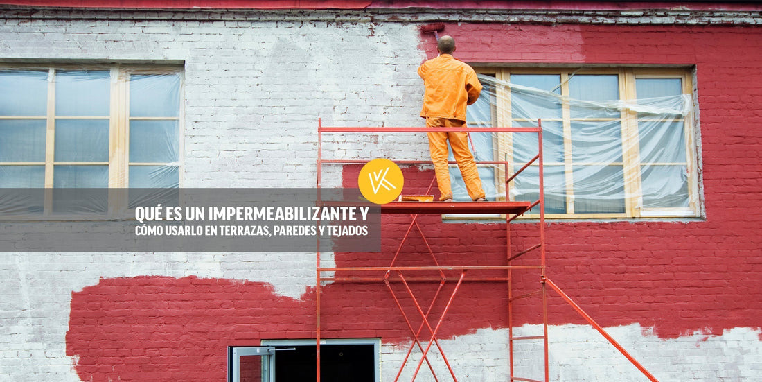 Qué es un impermeabilizante y cómo usarlo en terrazas, paredes y tejados