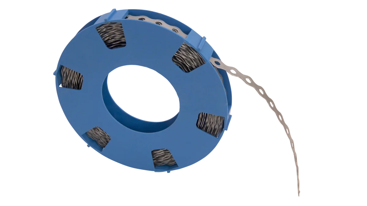 Steel perforated strap 12mm x 10m Desa