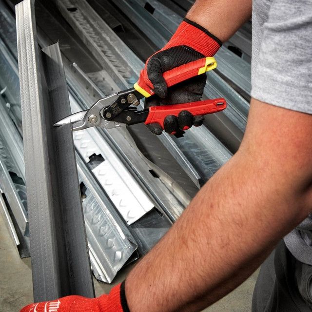 Drywall Kit with Milwaukee Sheet Metal Shears and Hacksaw