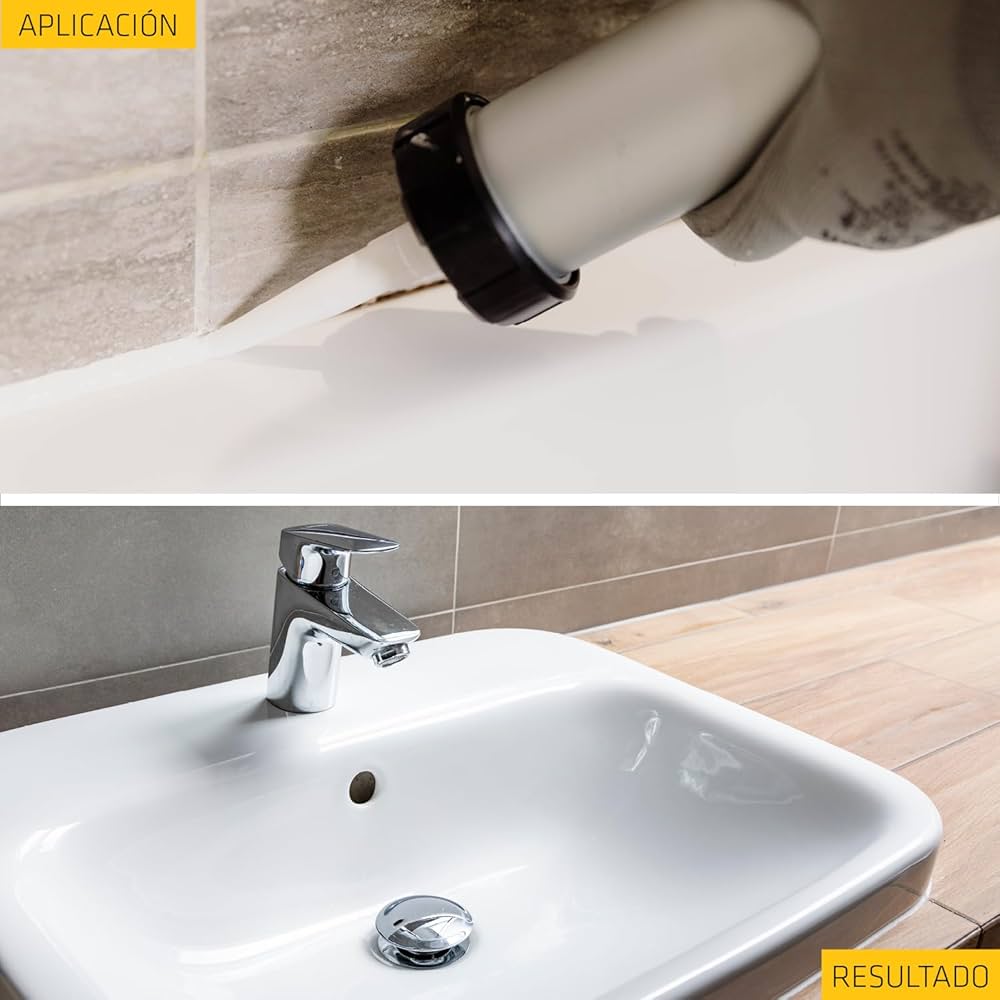 Cartucho sellador de silicona neutra sanitaria 300ml SikaSeal-175