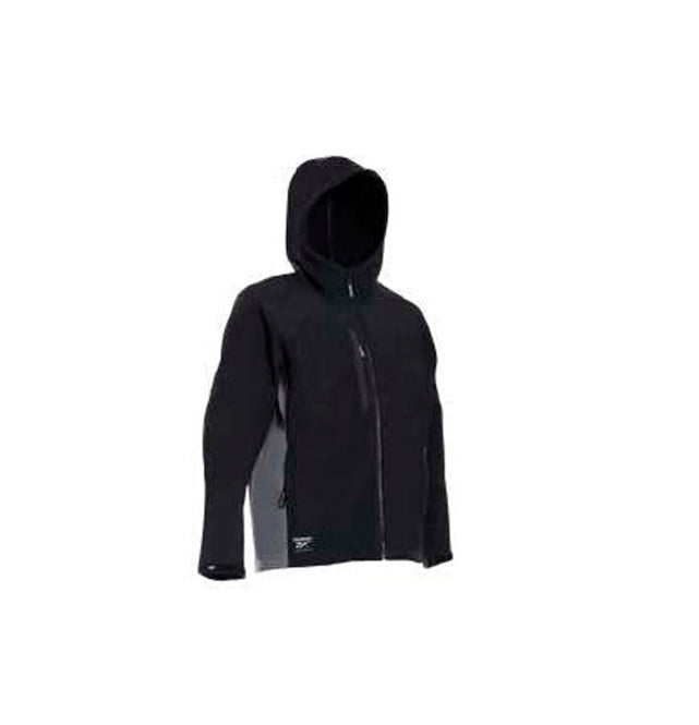 Reebok 3-layer technical fabric hooded jacket