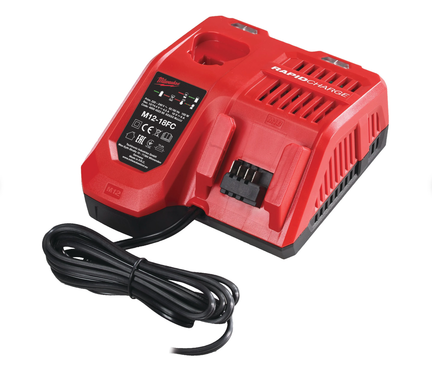 Powerpack M18 Taladro percutor + Atornillador de impacto + 2bat + Cargador + Maletin Milwaukee M18 FPP2A3-502X