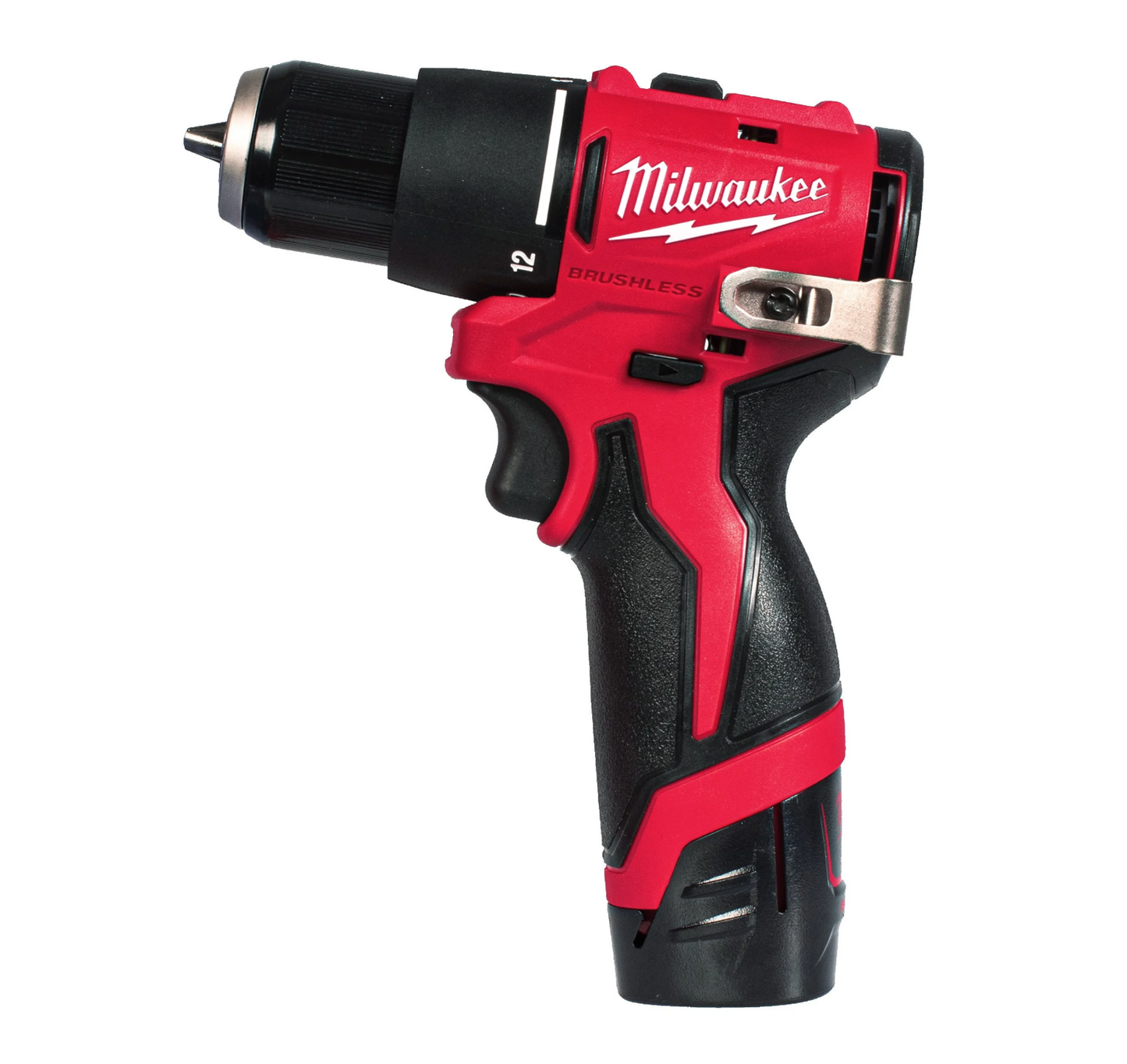 Milwaukee M12 Subcompact Hammer Drill + 2Ah Battery + Charger + Carrying Case M12 BLPDRC-202C