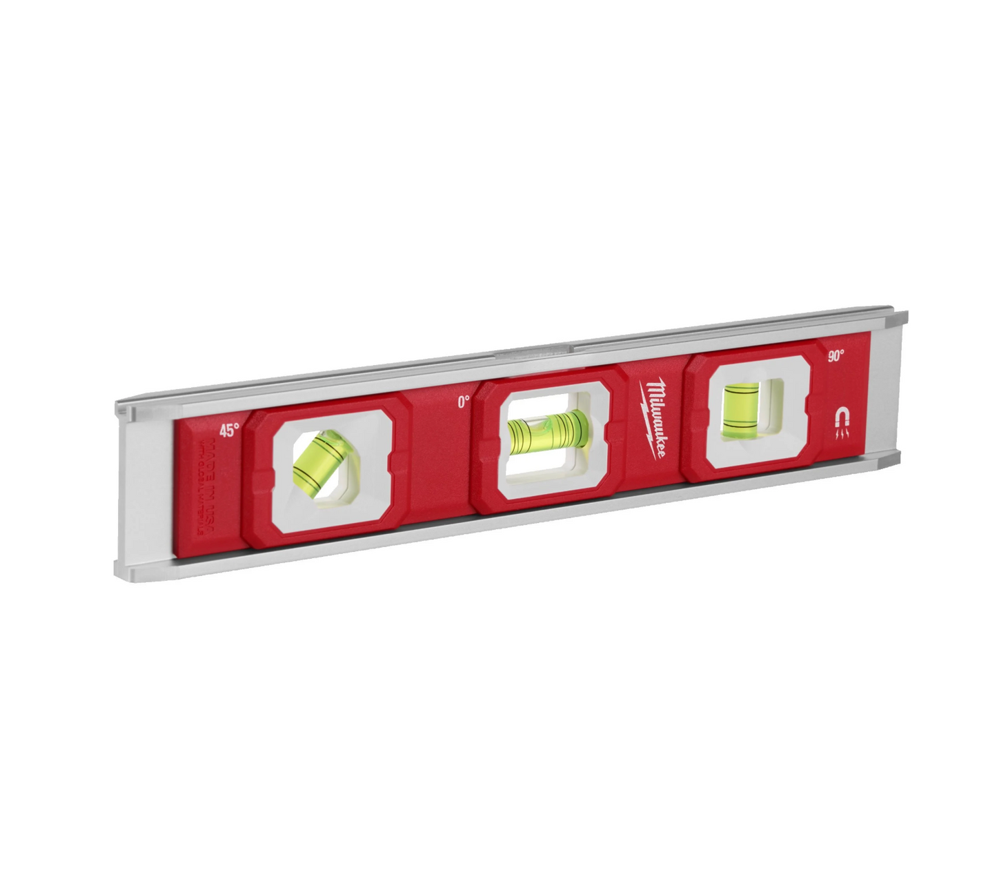 Nivel torpedo con 3 viales 25cm Milwaukee
