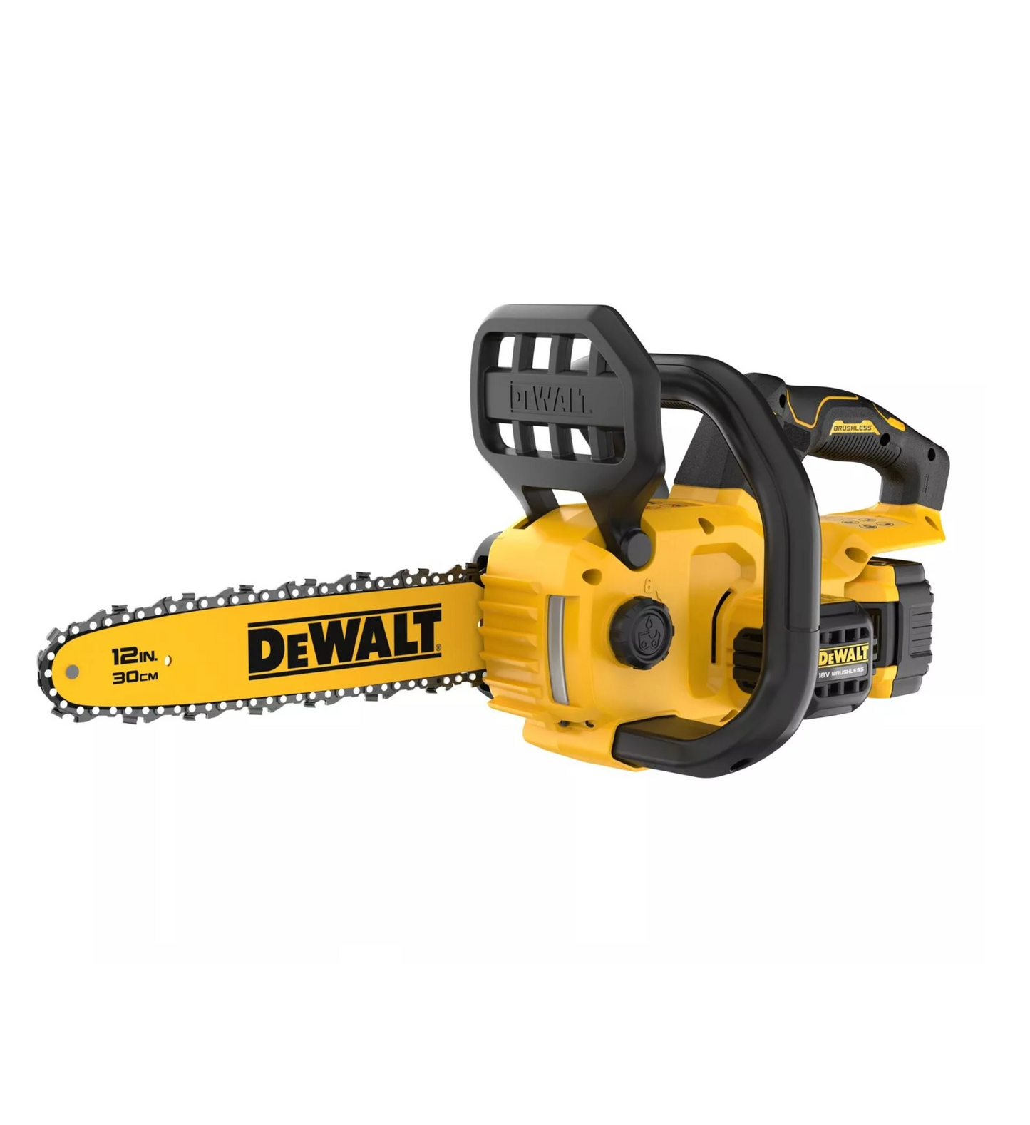 Motosierra Compacta XR 18V 30cm con batería y cargador Dewalt DCMCS565P1