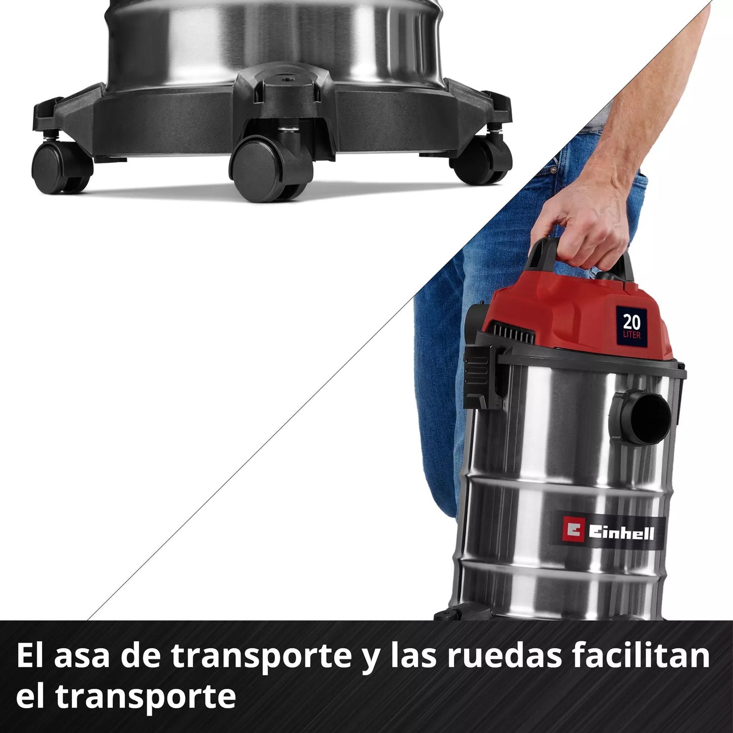 Wet & Dry Vacuum Cleaner 20L 900W Einhell TC-VC 2045 S