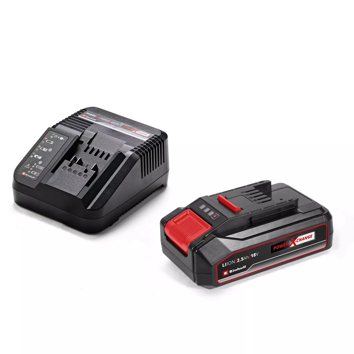 18V cordless hammer drill with 1 2.5Ah batteries and charger TE-CD 18/44 Li-i Einhell